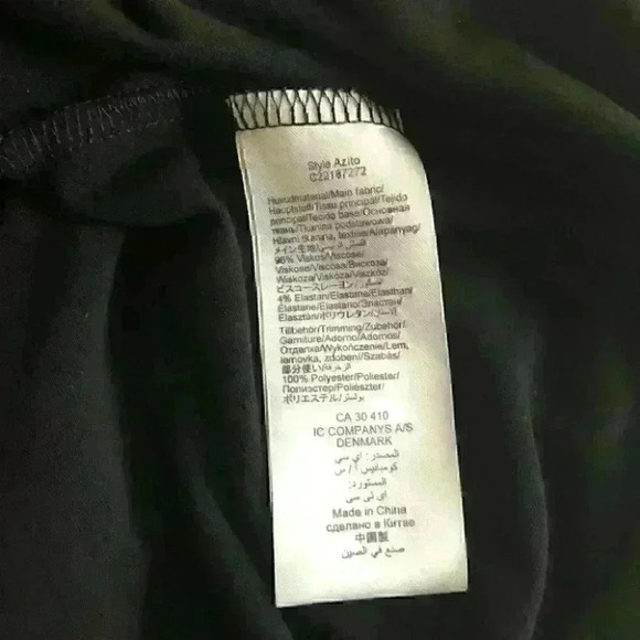 Inwear Azito Long  Sleeve Black Evening Dress - Picture 9 of 10